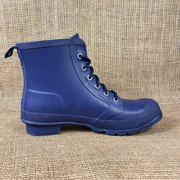 🛑SOLD🛑Ralph Lauren Rain Duck Boots Mikenna Blue Green Waterproof Size 11 M - Picture 4 of 10